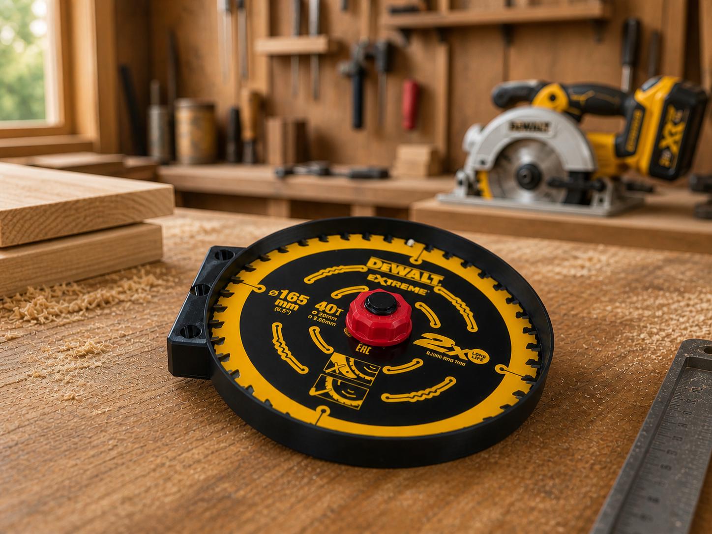 Circular Saw Blade Holder, 165mm 6 1/2" Blade Organiser