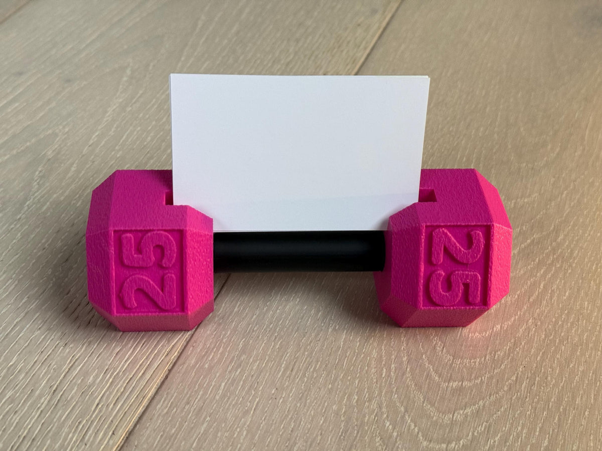 Dumbbell Business Card Holder | Personal Trainer Gift | Gym Gift
