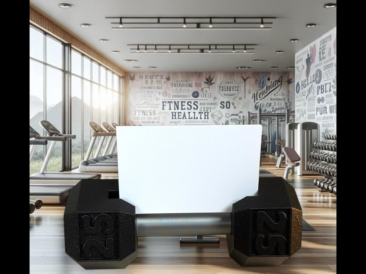 Dumbbell Business Card Holder | Personal Trainer Gift | Gym Gift
