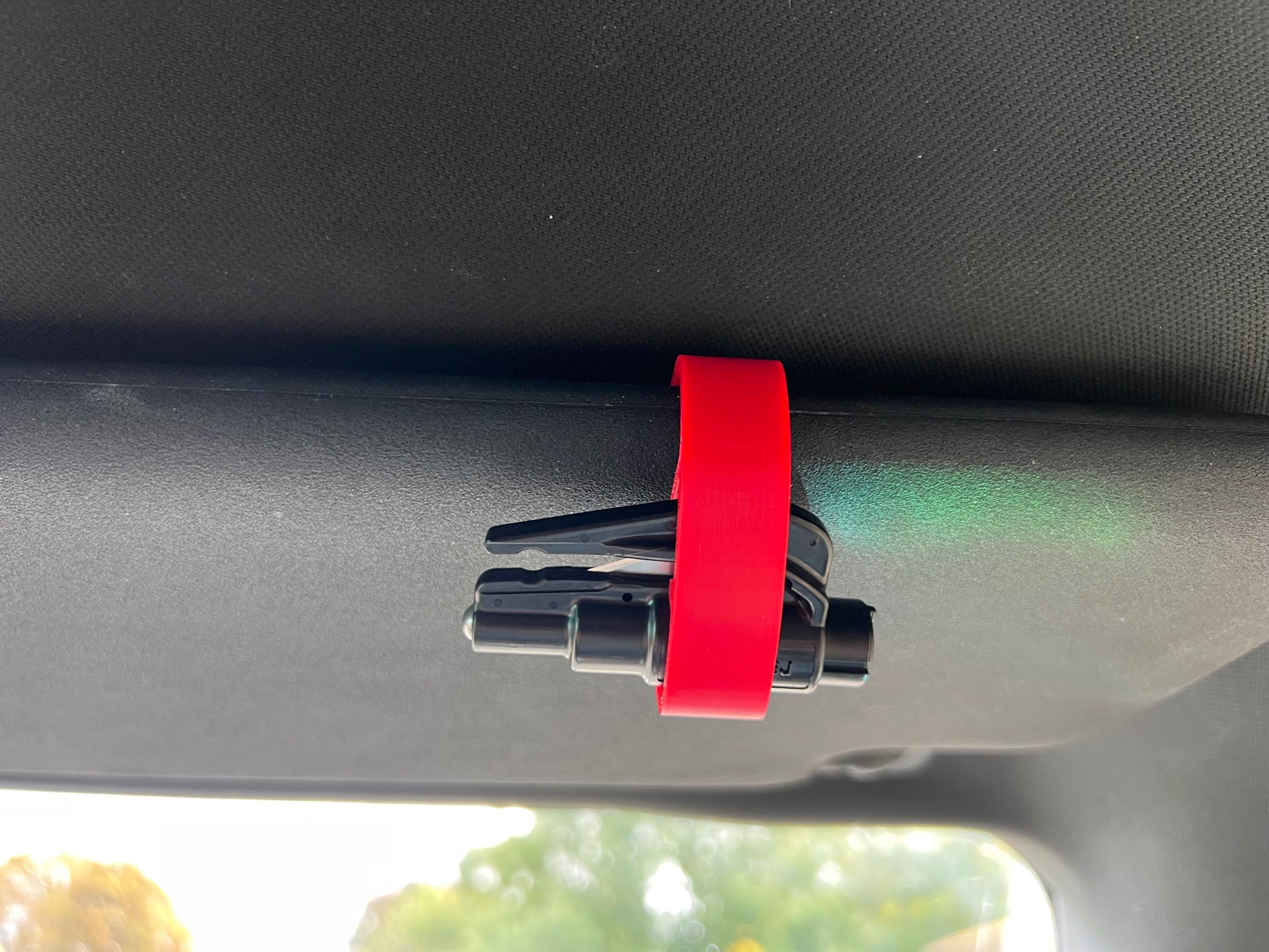 Sun Visor Holder Clip Compatible with ResqMe Car Escape Tool