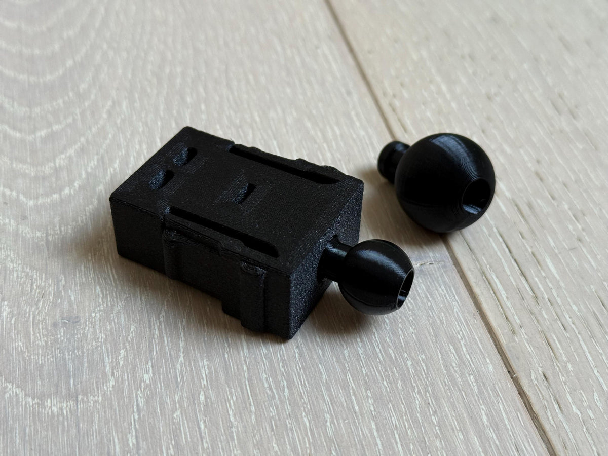 Click & Go to 17mm, 20mm and 1" Ball Head Rest Adapter for Land Rover Jaguar Base