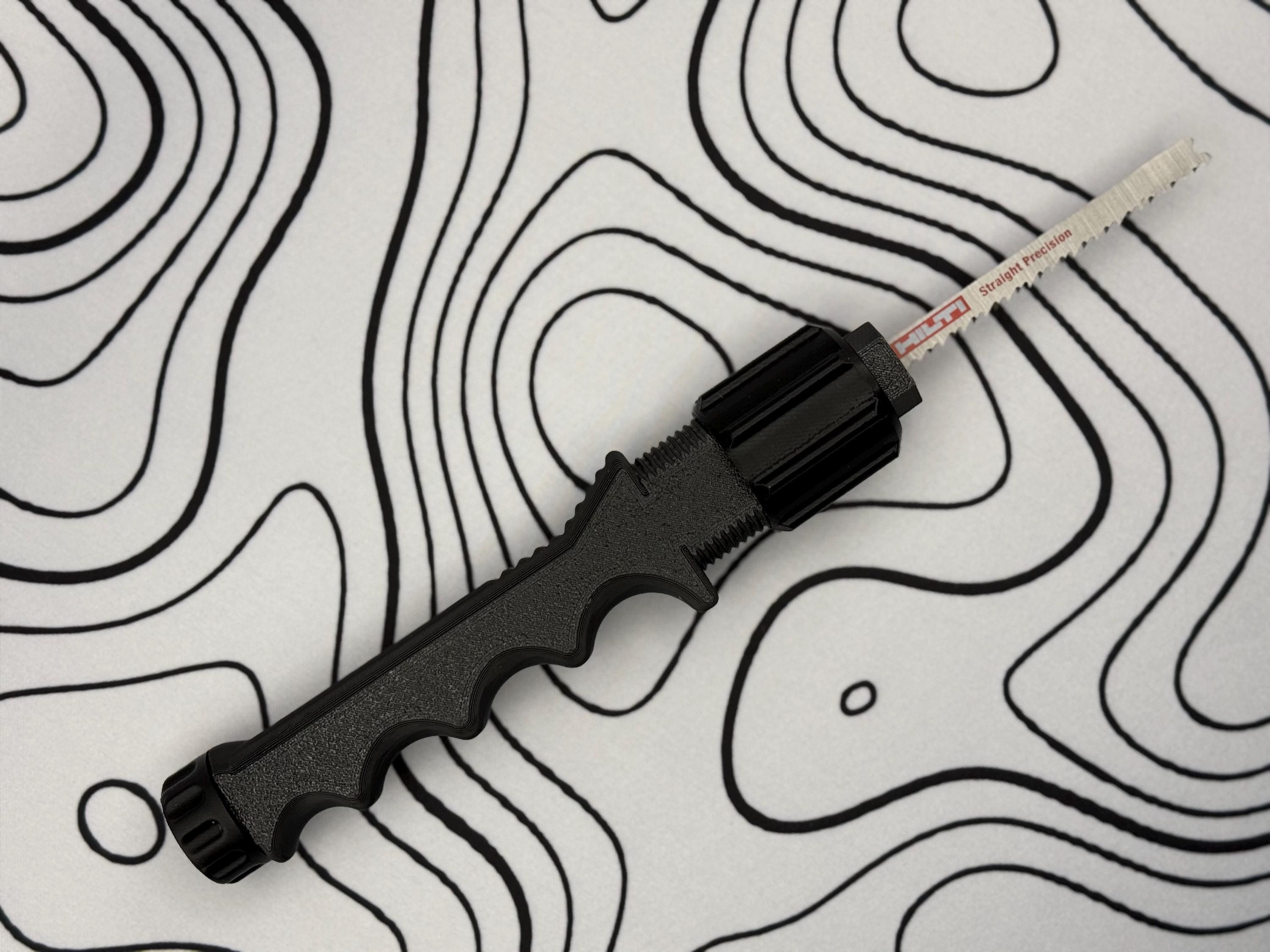 Survival Pocket Saw I  Compact EDC Saw | Bushcraft Saw Handle for Jigsaw Blades | Ideal for Bushcraft | Packaway Ultralight Saw | UK Made