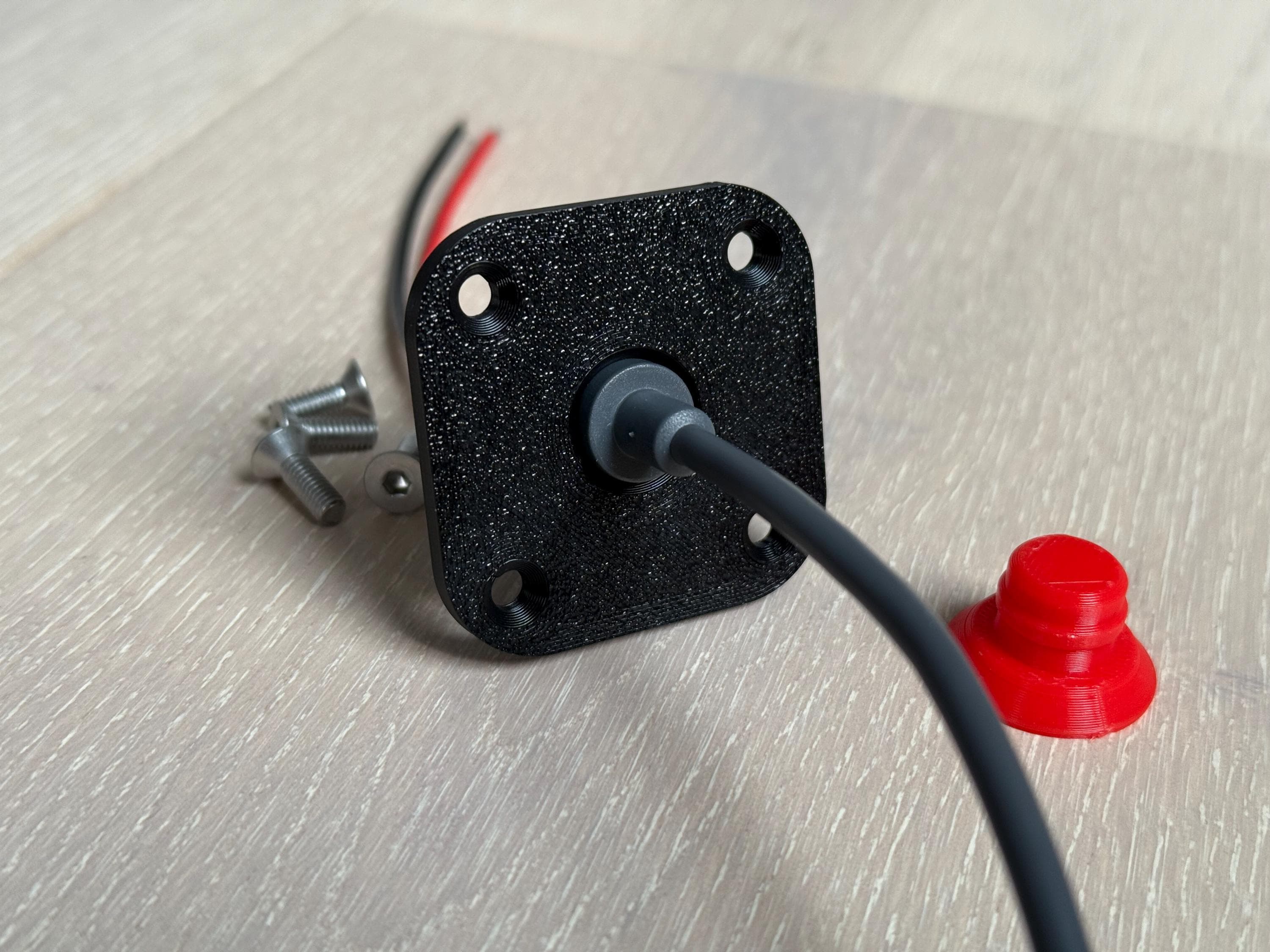 Starlink Mini DC Cable Weatherproof Female Socket- Panel Mount,  5.5 x 2.1mm 2-Pole DC Power Jack Female 14AWG Heavy Duty