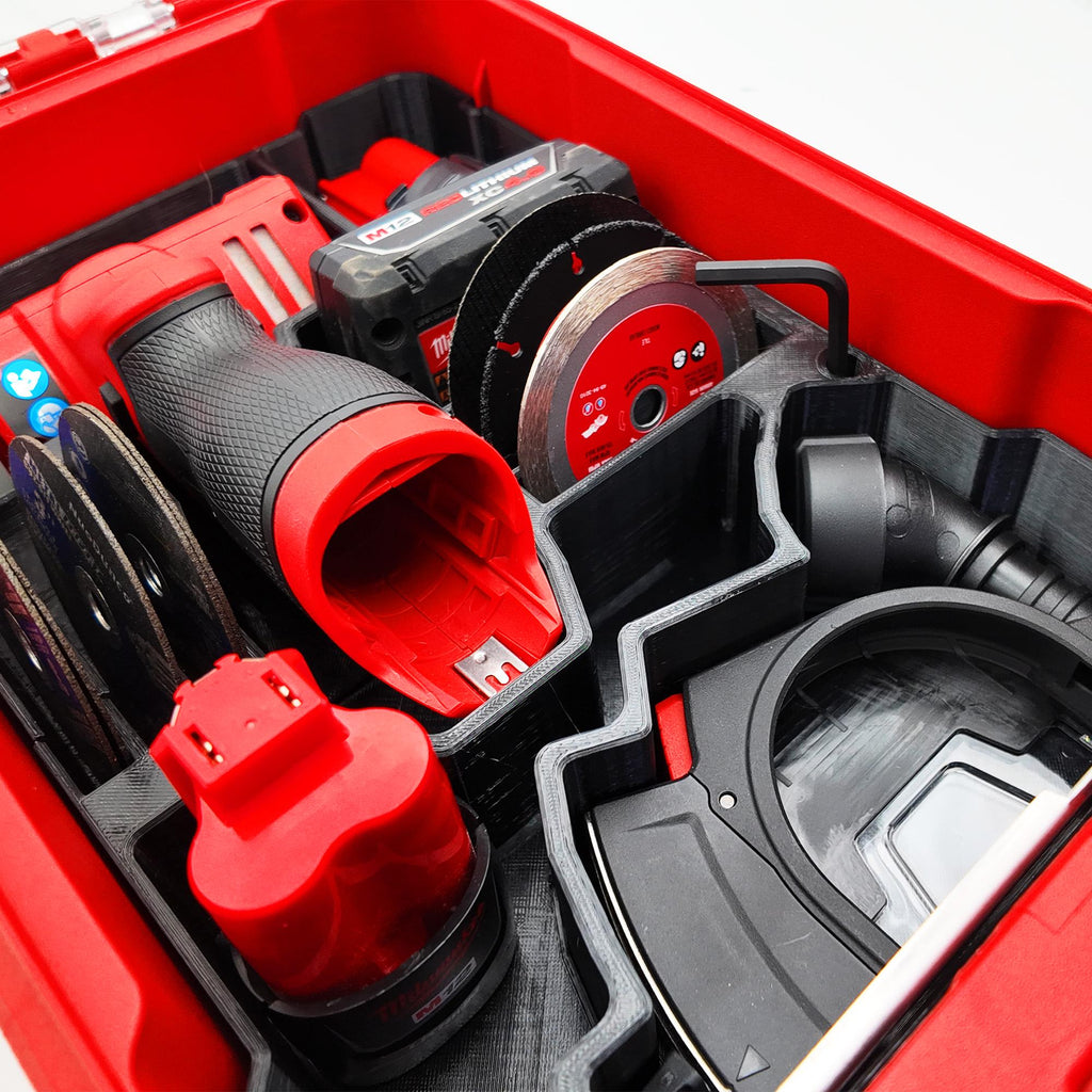 Milwaukee M12 3" 2522 Cut Off Tool 76mm INSERT for Packout Single Organizer