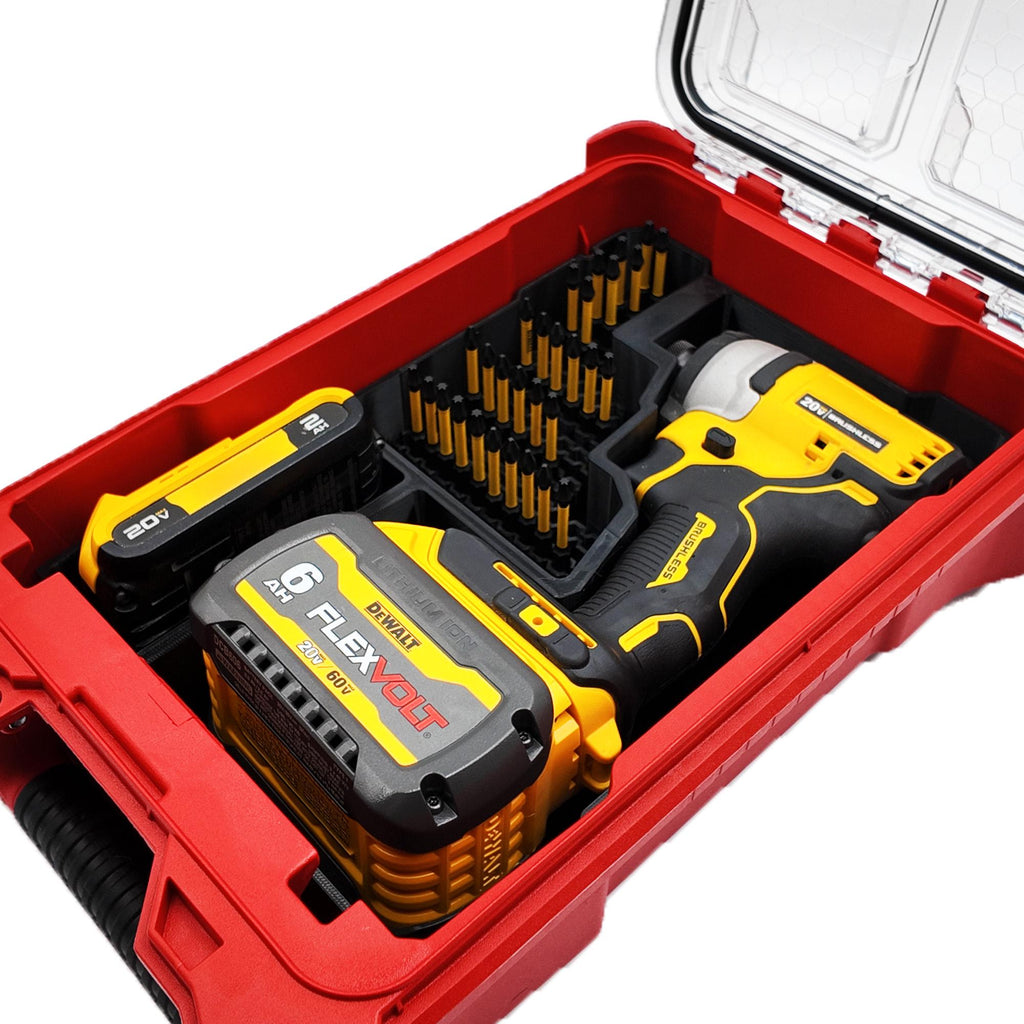 Dewalt 18v 20v Brushless Impact (DCF809) Organizer for Milwaukee Compact Packout