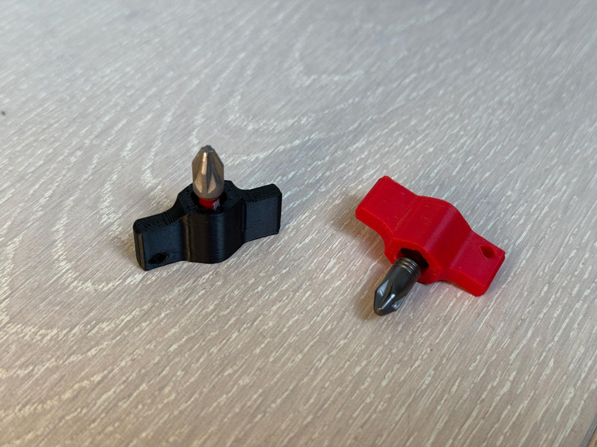 Tiny-Torq Knob | Mini Hex Bit Wrench for EDC Keychain Carry I Accepts 1/4" Standard Hex Bits