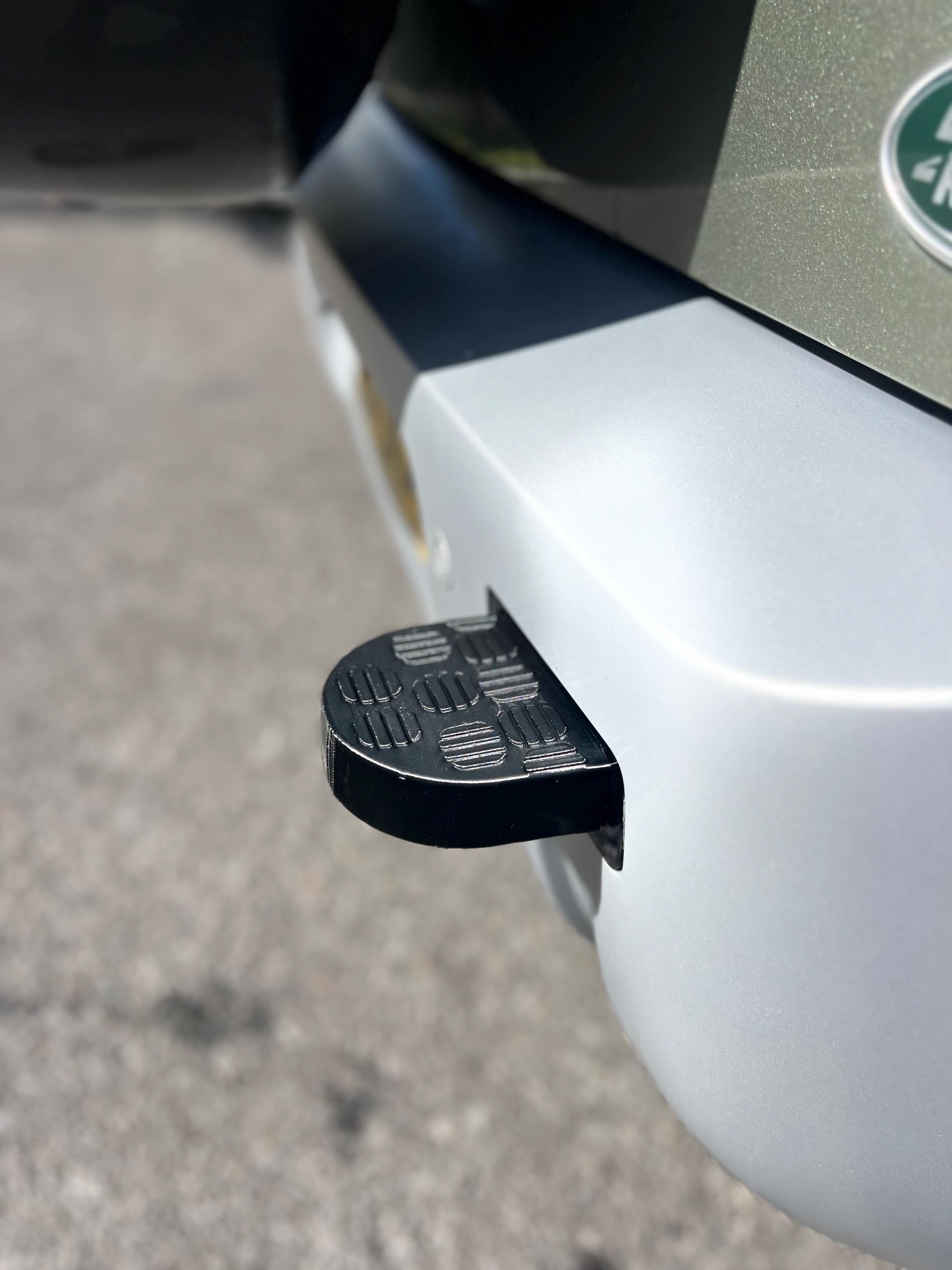 Tow Eye Cover for Land Rover Defender L663 Chequer Plate, Defender 2020 Tow Hook Cover, A pair of covers for the rear recovery loops