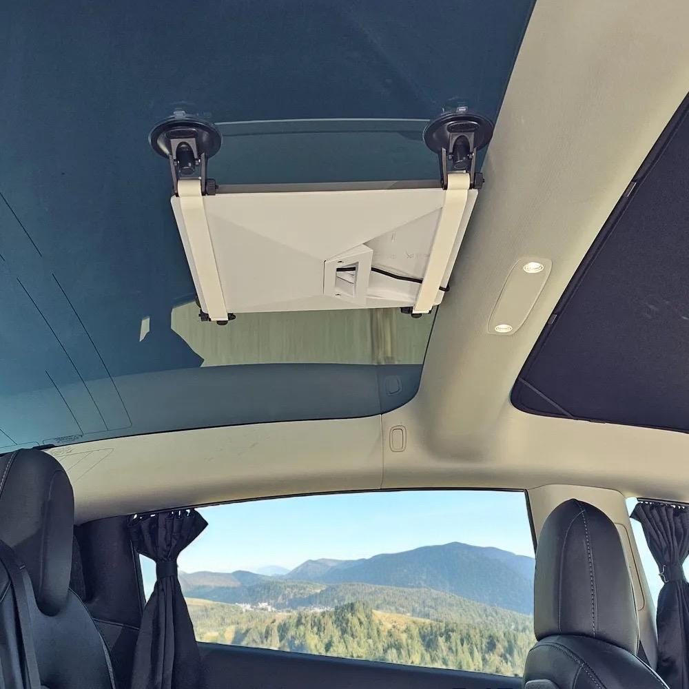 Starlink Mini Dish Mount for Car Sunroof & Rear Window Mount