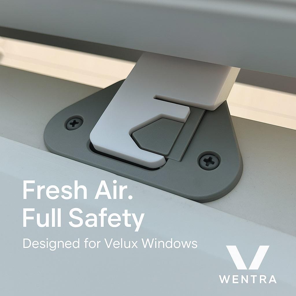 Ventilation Adapter Compatible with Velux Window