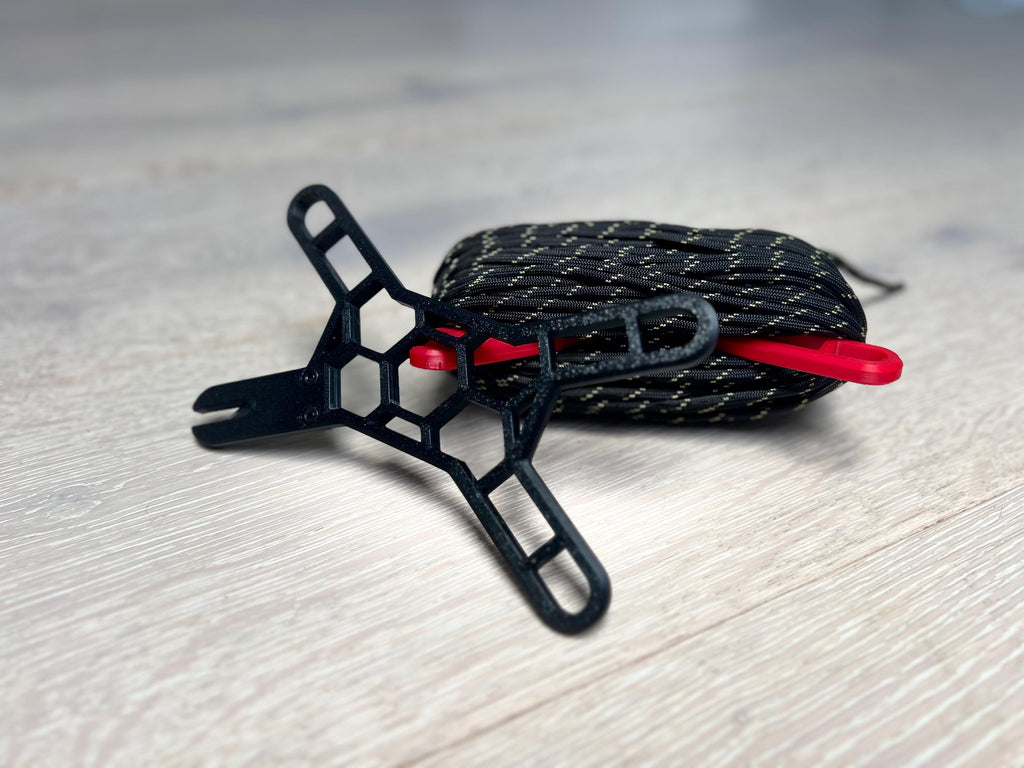 SpoolX Paracord Winder | Parachute Rope Spool Holder | Paracord Spool Tool | Paracord Winder | Outdoor Rope Organizer | Camping Cord Winder