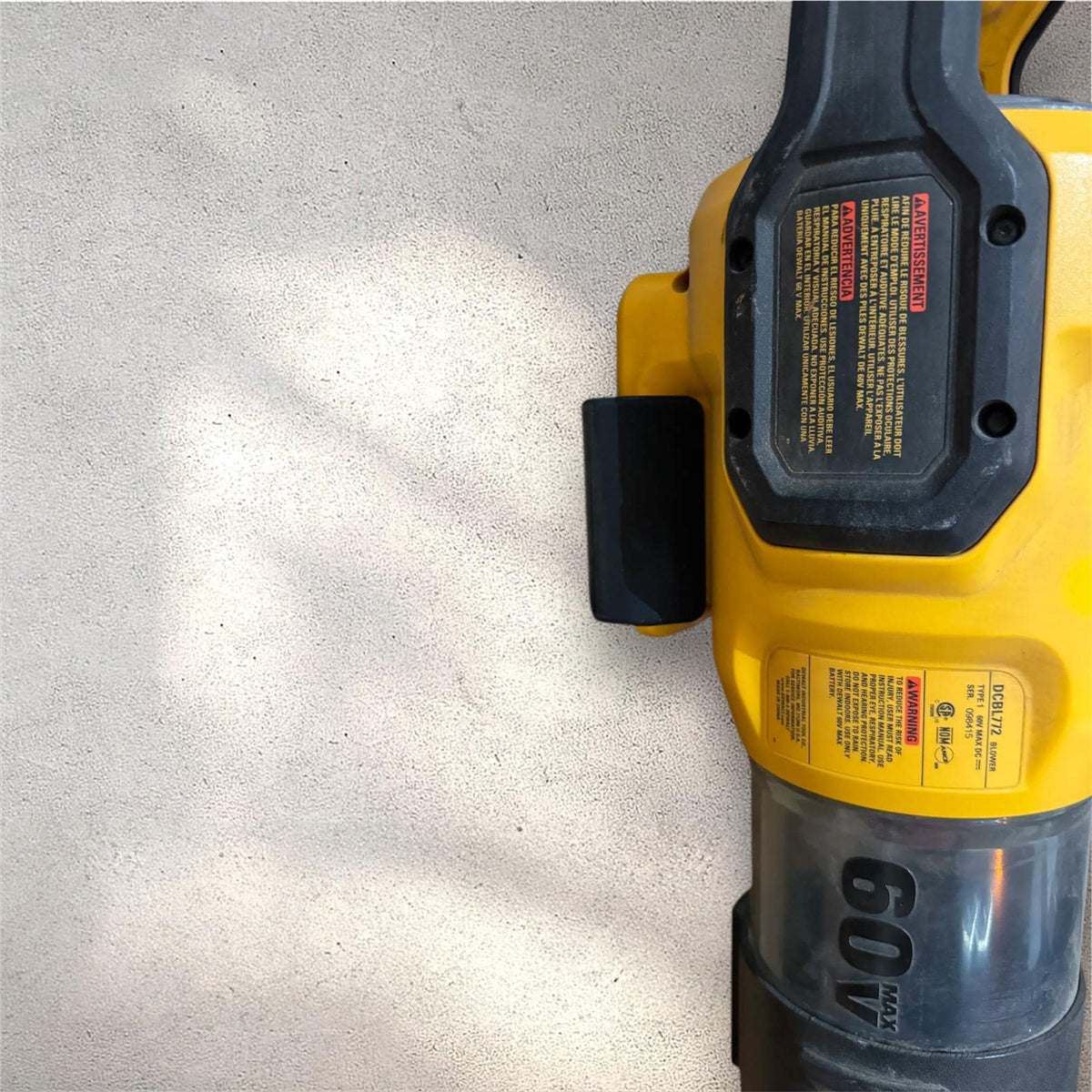 Wall Mount for DeWalt 54V or 60V Flexvolt DCBL772 Leaf Blower