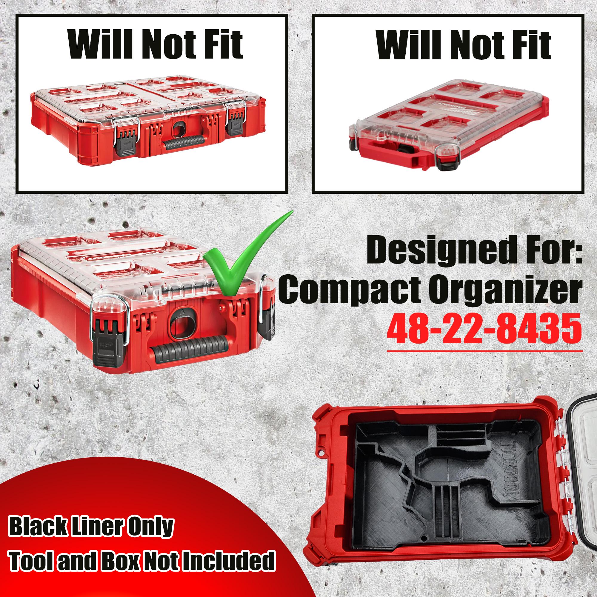 Milwaukee M12 3" 2522 Cut Off Tool 76mm INSERT for Packout Single Organizer