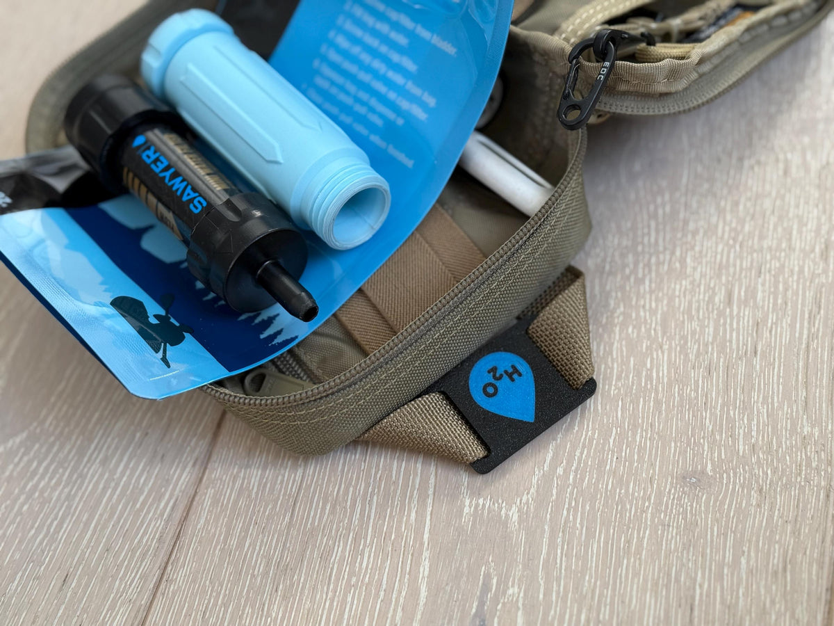 Molle Tag | Marker for Backpacks, Airsoft, Gear, and Tactical Kit | MOLLE Patch ID Tags