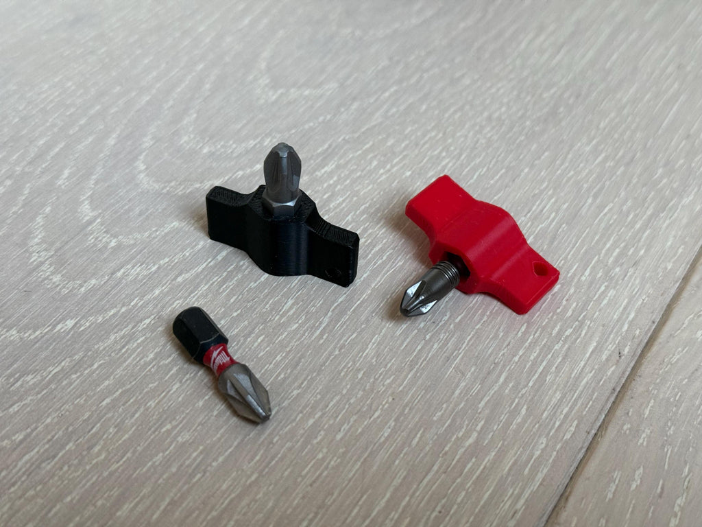 Tiny-Torq Knob | Mini Hex Bit Wrench for EDC Keychain Carry I Accepts 1/4" Standard Hex Bits