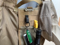 MOLLE Webbing Clips – Black & Yellow Pack of Two