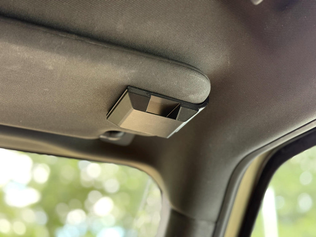 Universal Radio Sun Visor Mount | Mobile Radio Holder for Car, Truck, SUV | Sun visor holder for Walkie Talkie