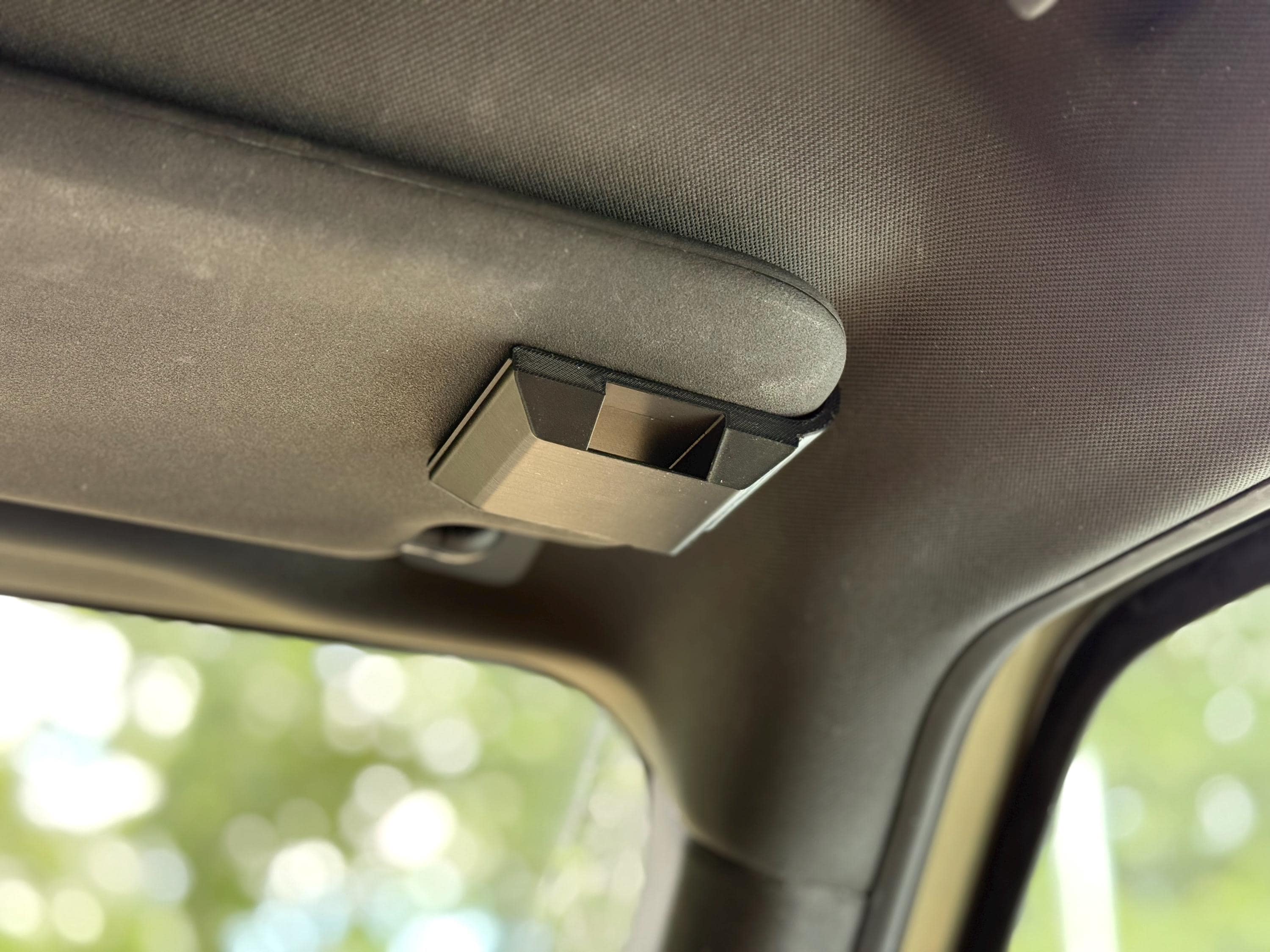 Universal Radio Sun Visor Mount | Mobile Radio Holder for Car, Truck, SUV | Sun visor holder for Walkie Talkie
