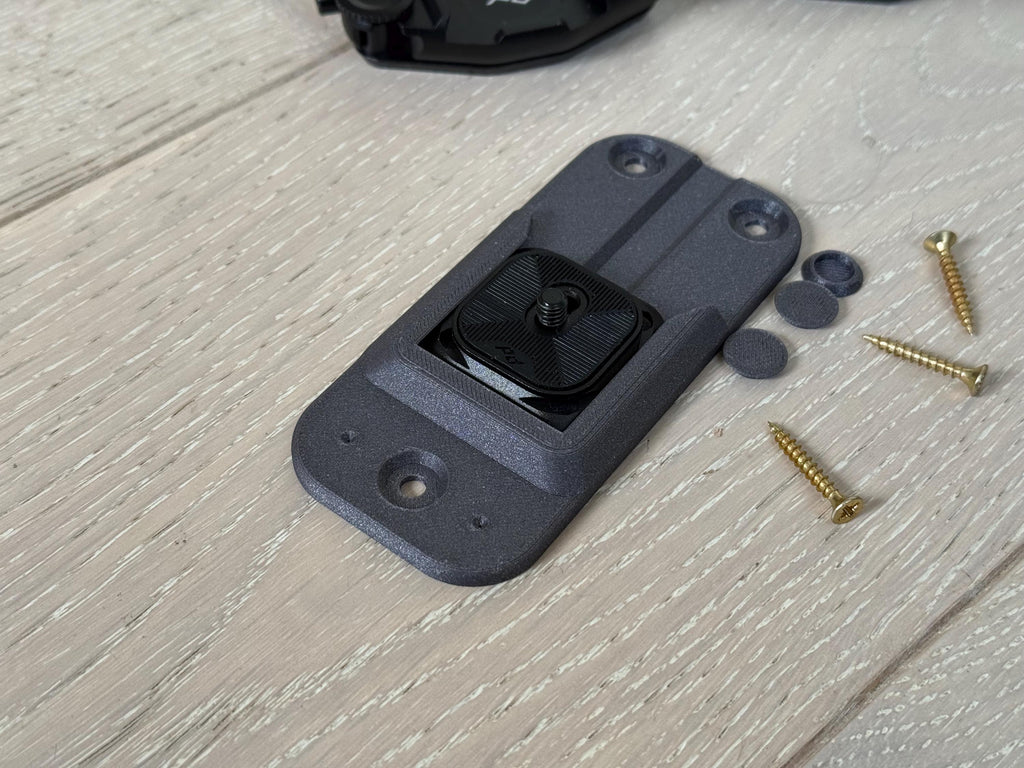 Wall mount for Peak Design Capture V3 and Arca-Swiss style plates
