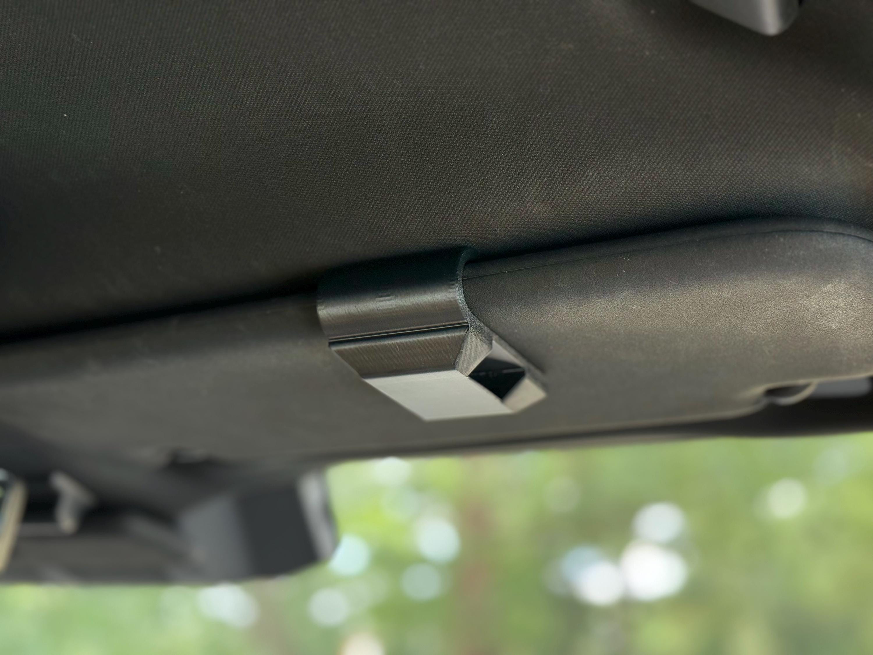 Universal Radio Sun Visor Mount | Mobile Radio Holder for Car, Truck, SUV | Sun visor holder for Walkie Talkie