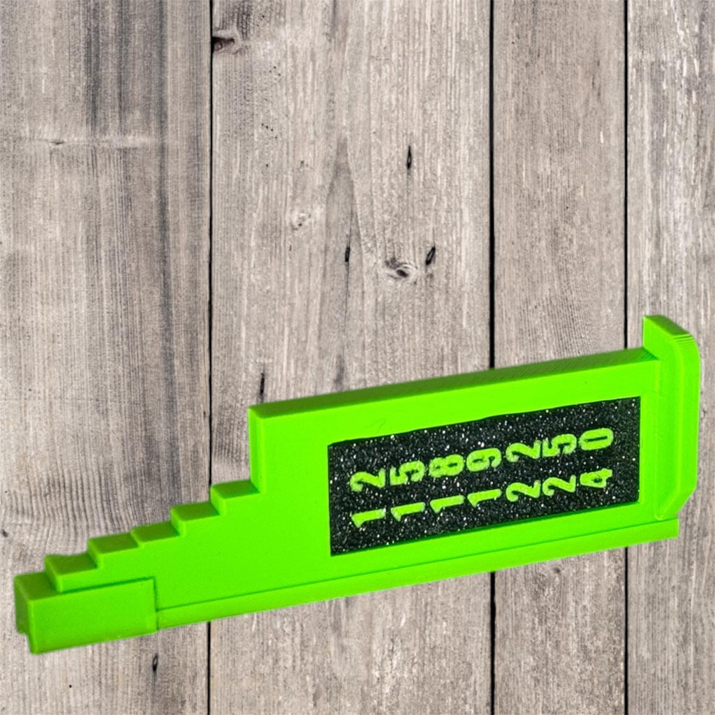 Metric Thickness Gauge for the Festool Domino DF500 | Common Metric Sheets UK EU