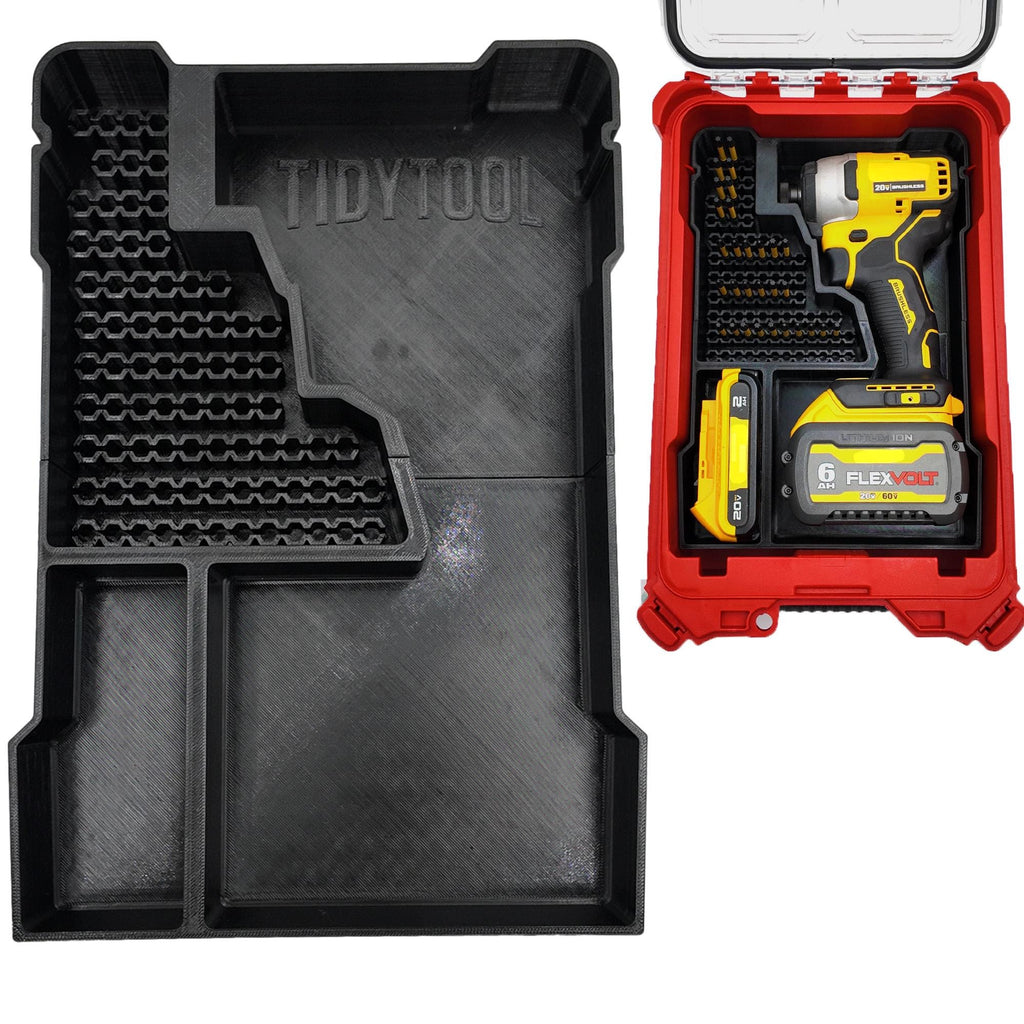 Dewalt 18v 20v Brushless Impact (DCF809) Organizer for Milwaukee Compact Packout