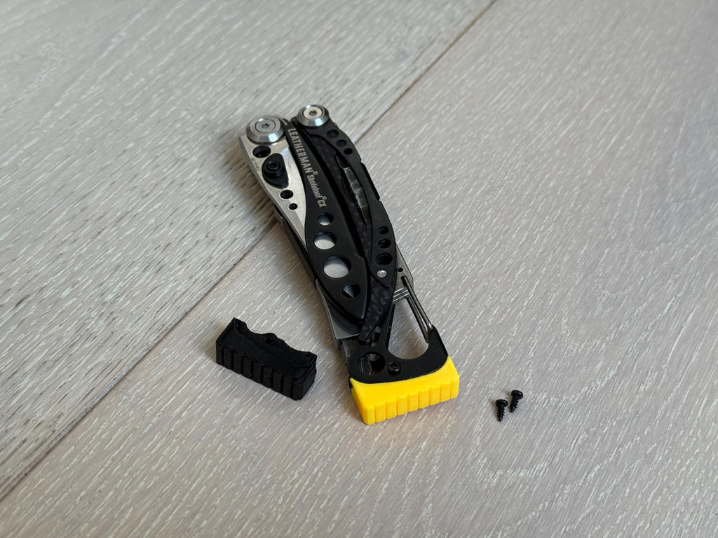 Leatherman Skeletool Striker Head MOD V2, Skeletool Hammer Head Upgrade, Upgrade for Leatherman Skeletool, Pack of Two, UK Made