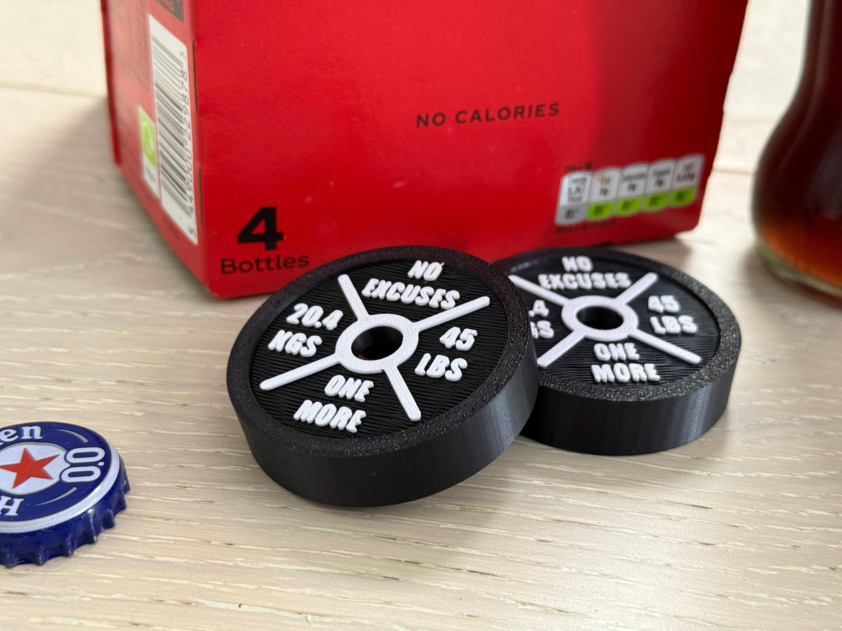 Weight Plate Bottle Opener, Handmade Gym Bottle Opener, Fitness Bottle Opener