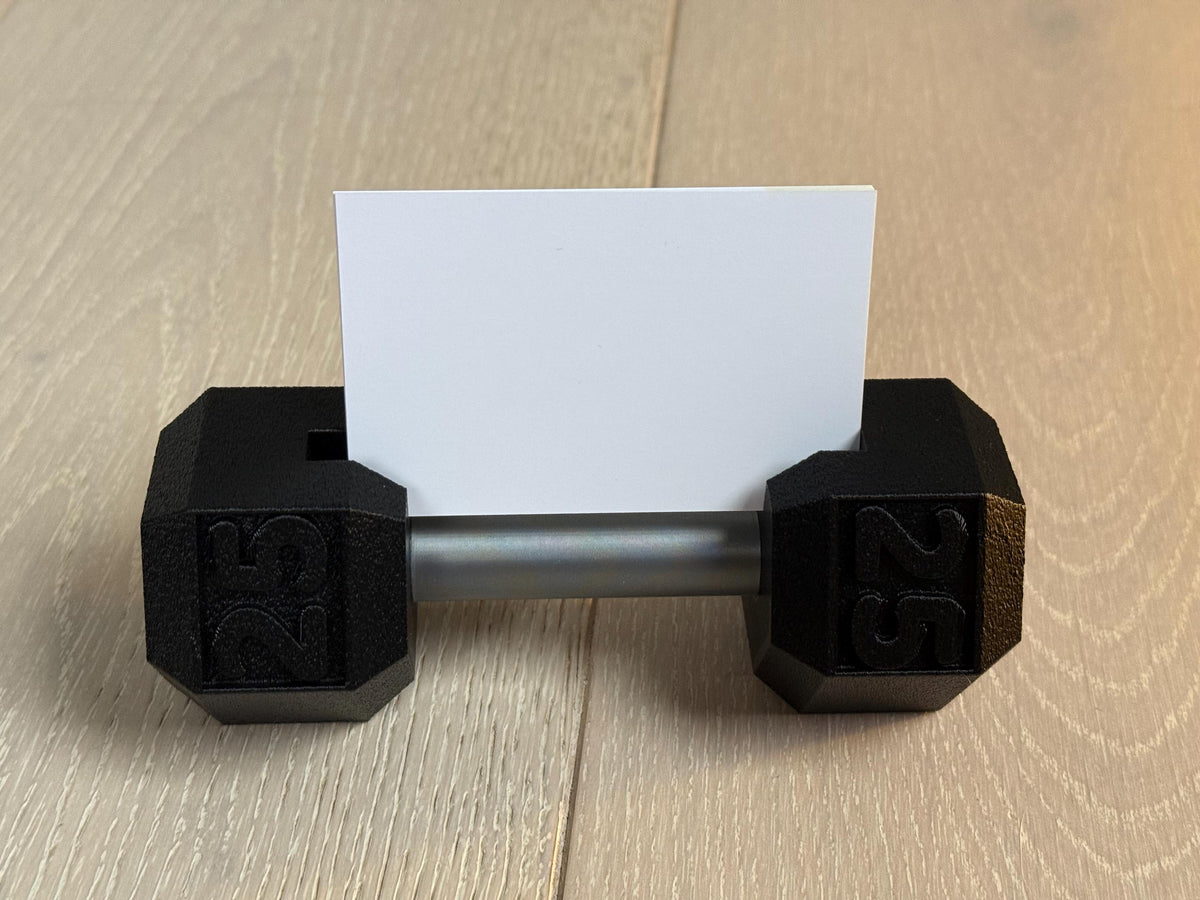 Dumbbell Business Card Holder | Personal Trainer Gift | Gym Gift