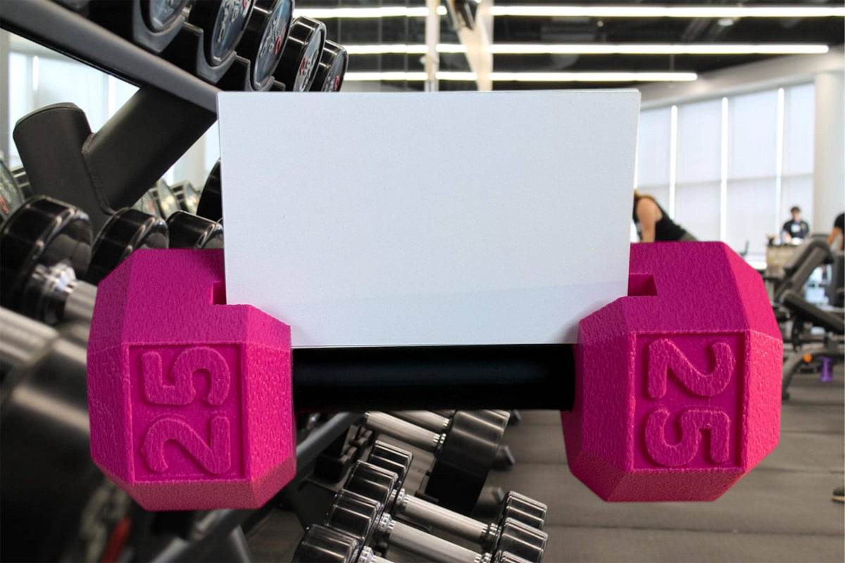 Dumbbell Business Card Holder | Personal Trainer Gift | Gym Gift