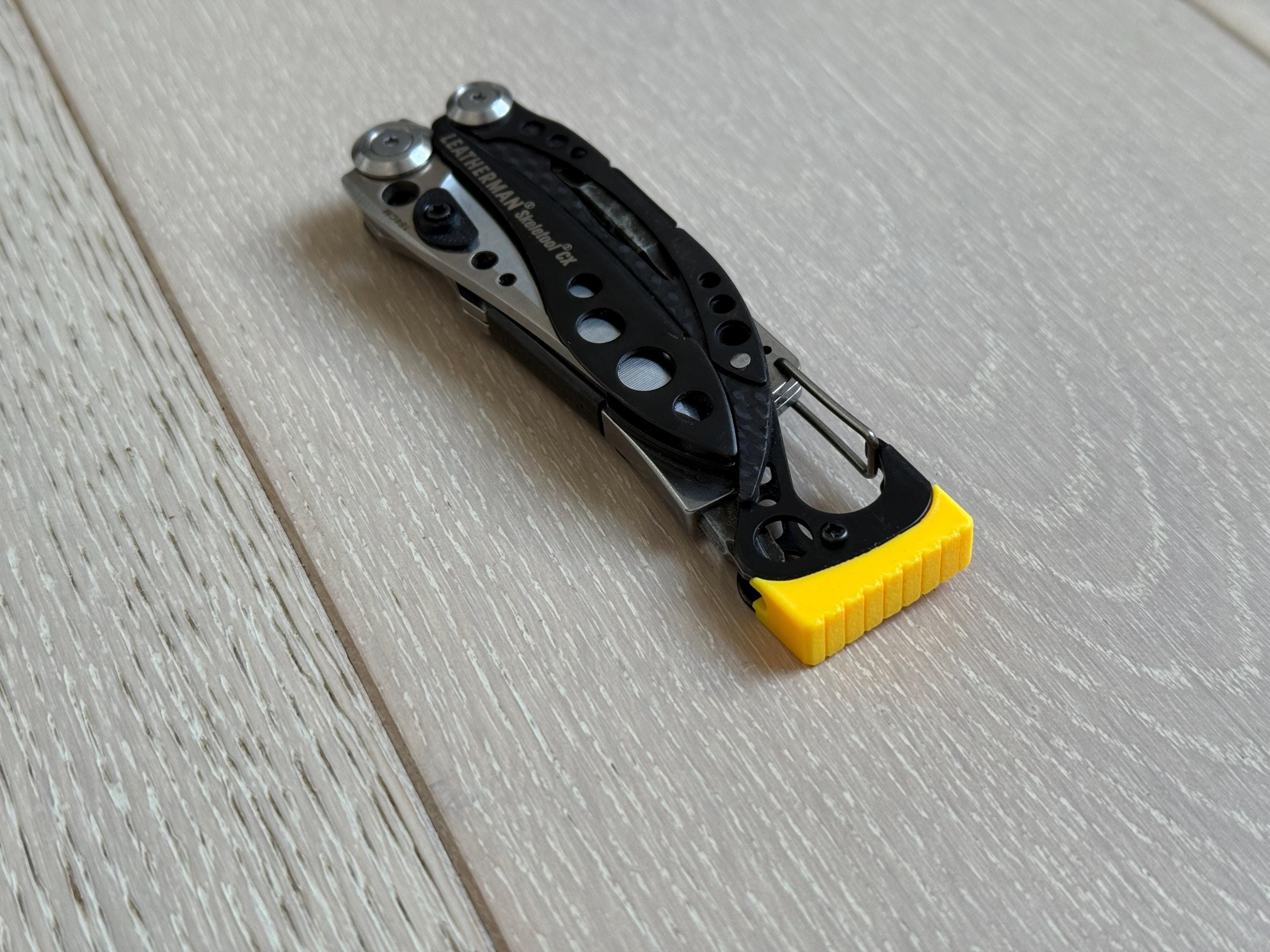 Leatherman Skeletool Striker Head MOD V2, Skeletool Hammer Head Upgrade, Upgrade for Leatherman Skeletool, Pack of Two, UK Made