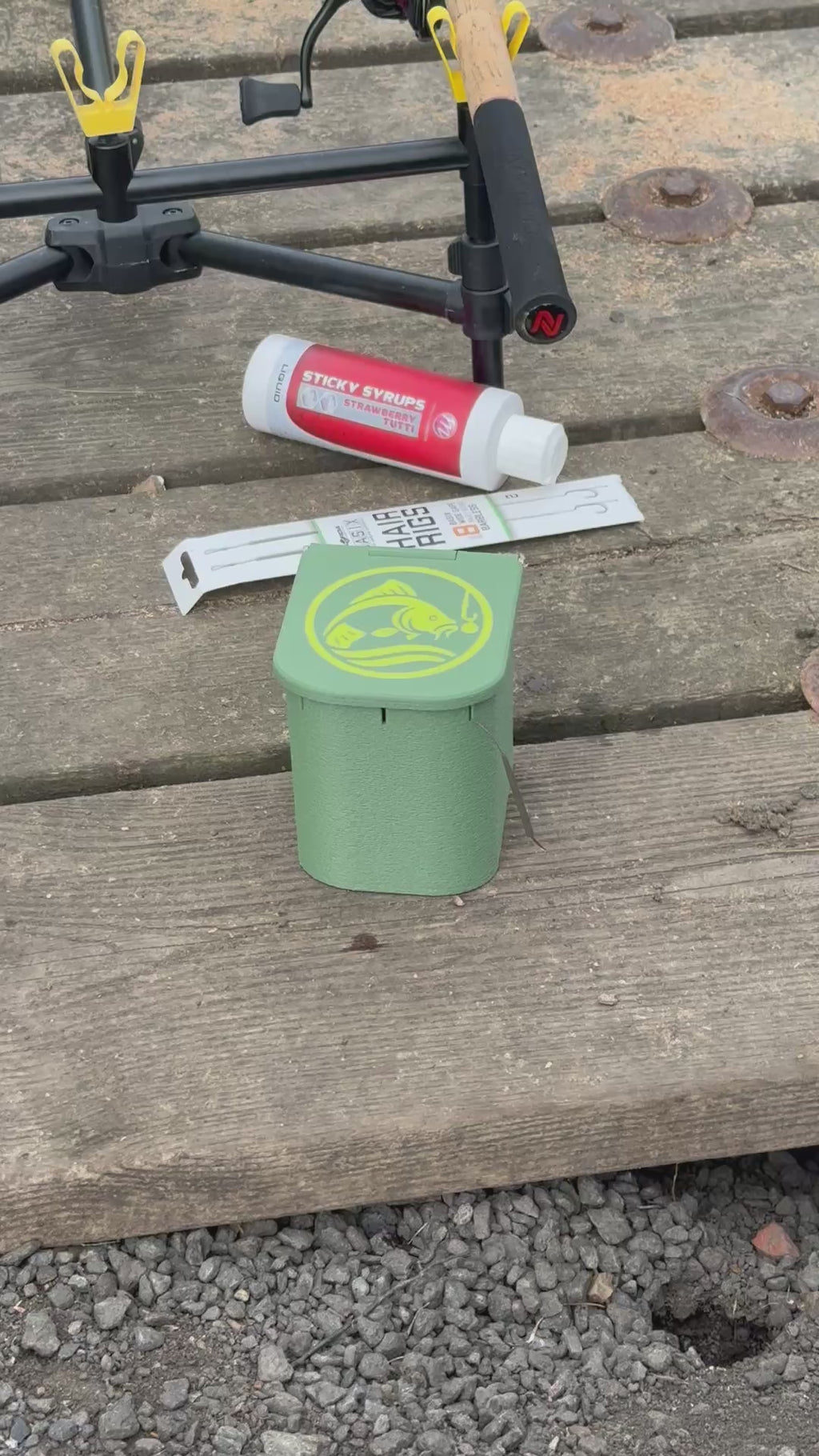 Carp Fishing Bait Dip Box