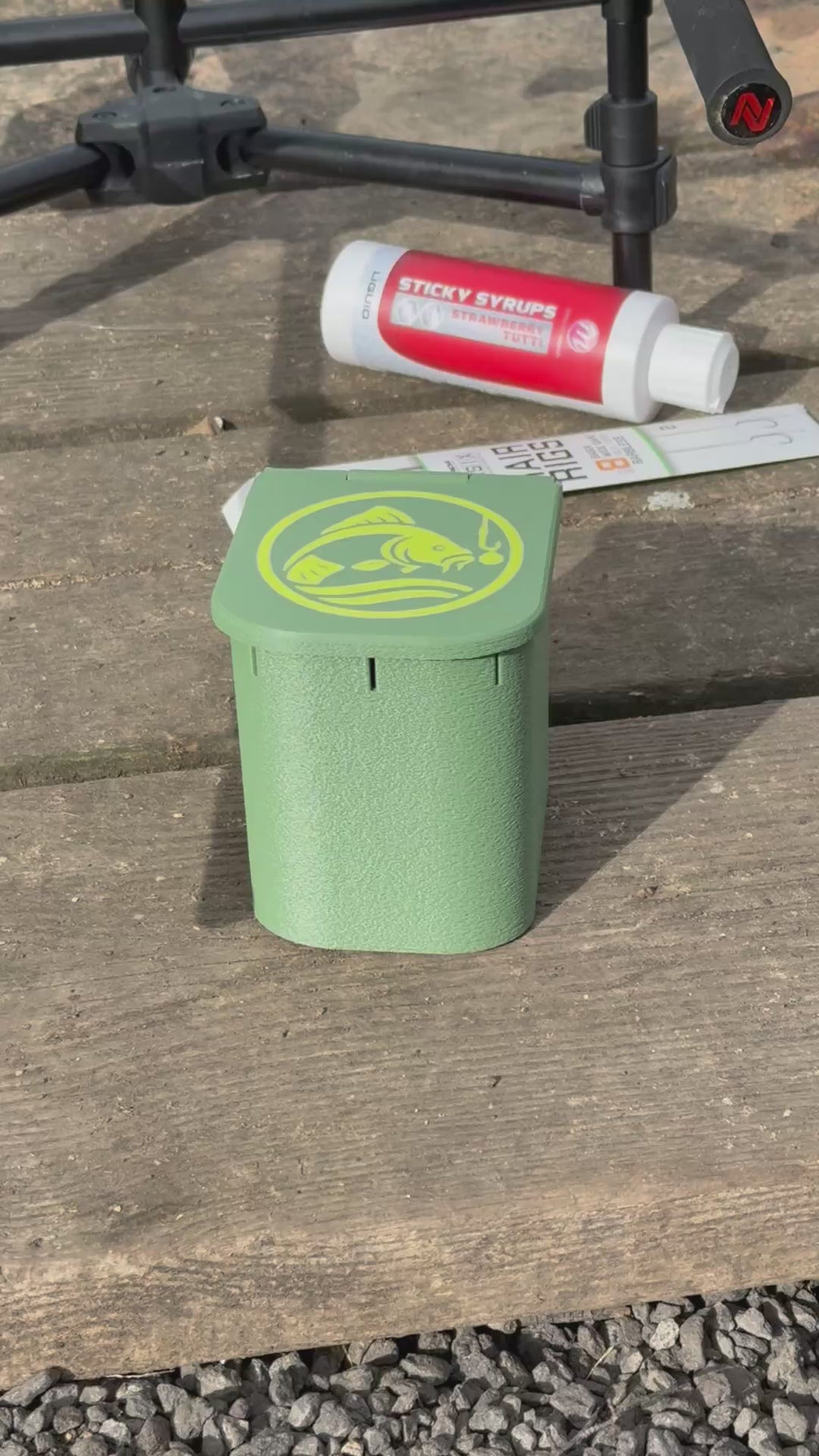 Carp Fishing Bait Dip Box