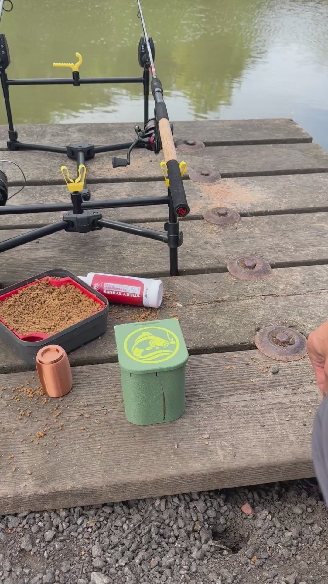 Carp Fishing Bait Dip Box