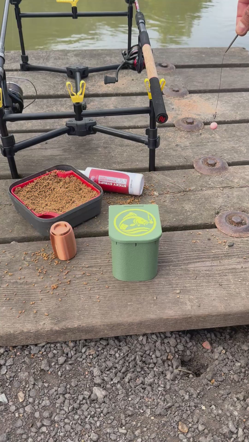 Carp Fishing Bait Dip Box