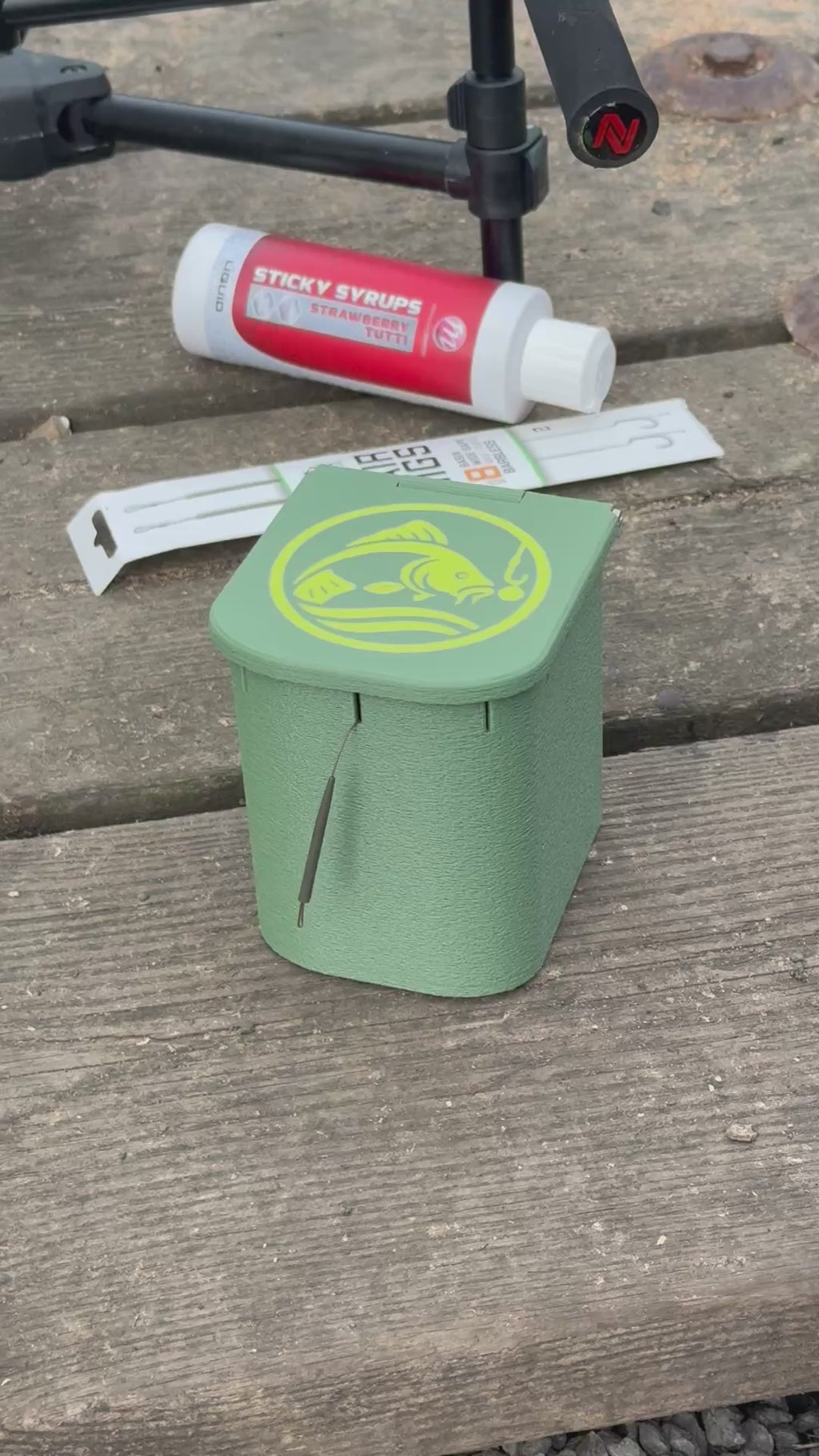 Carp Fishing Bait Dip Box